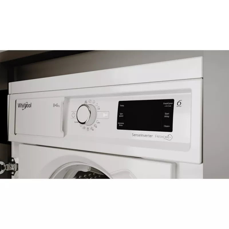 Whirlpool FreshCare BI WDWG 861485 EU Waschtrockner Einbau Frontlader Weiß