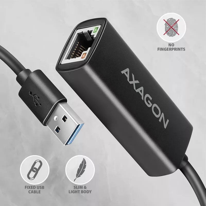 Axagon ADE-AR USB-A 3.2 Gen 1 - Gigabit Ethernet Adapter, Realtek 8153