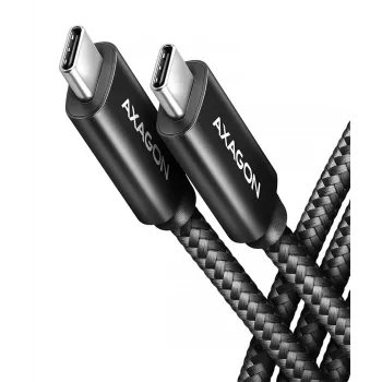 USB-Kabel Axagon BUCM4X-CM10AB USB4 Gen 3x2 1m Schwarz