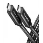USB-Kabel Axagon BUCM4X-CM10AB USB4 Gen 3x2 1m Schwarz