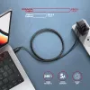 USB-Kabel Axagon BUCM4X-CM10AB USB4 Gen 3x2 1m Schwarz