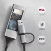 Axagon ADE-TXCA USB-C + USB-A 3.2 Gen 1 - Gigabit Ethernet Adapter, Asix AX88179