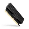 Axagon PCEM2-XS PCIe x16 - M.2 NVMe M-Key-Adapter, mit passivem Alu-Kühlkörper