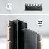 Axagon PCEM2-XS PCIe x16 - M.2 NVMe M-Key-Adapter, mit passivem Alu-Kühlkörper