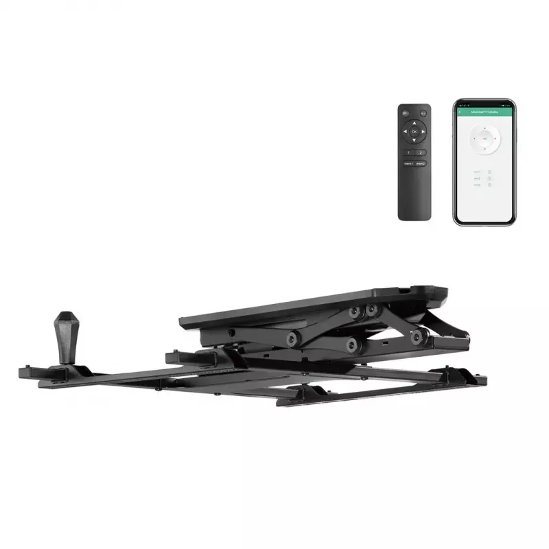 Decken-TV-Halterung MACLEAN MC-880T für 32–70 Zoll Fernseher, max. VESA 600x400, elektrische Höhenverstellung, 35 kg Tragkraft