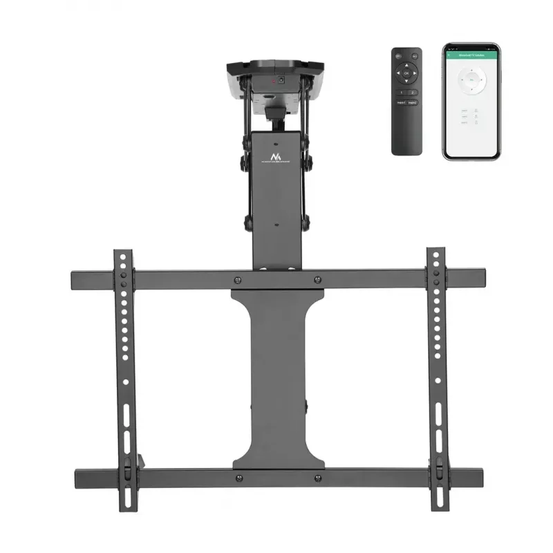 Decken-TV-Halterung MACLEAN MC-880T für 32–70 Zoll Fernseher, max. VESA 600x400, elektrische Höhenverstellung, 35 kg Tragkraft