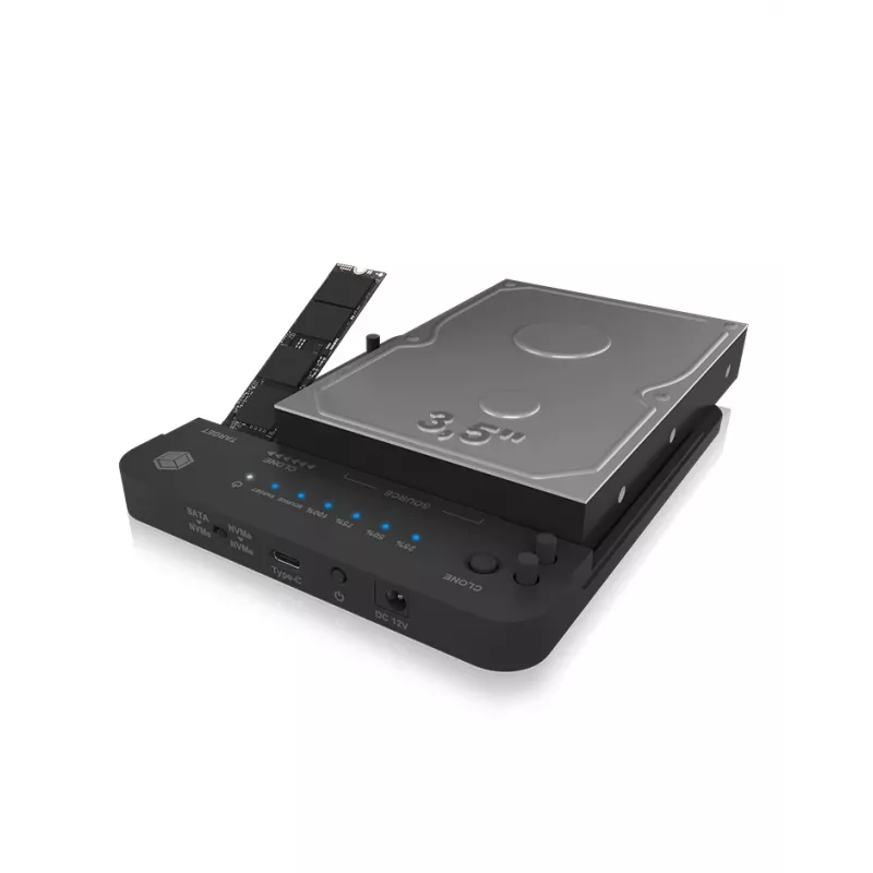 ICY BOX IB-2913MCL-C31 USB 3.2 Gen 2 (3.1 Gen 2) Type-C Schwarz