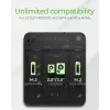 ICY BOX IB-2913MCL-C31 USB 3.2 Gen 2 (3.1 Gen 2) Type-C Schwarz