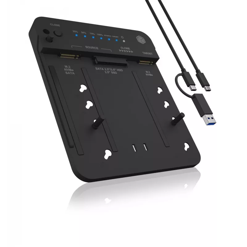 ICY BOX IB-2913MCL-C31 USB 3.2 Gen 2 (3.1 Gen 2) Type-C Schwarz