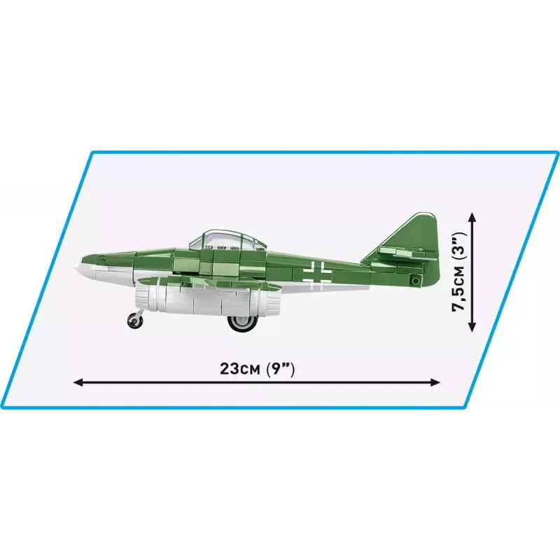 Konstruktionsspielzeug Cobi Messerschmitt Me 262 Modellbausatz 500 Teile