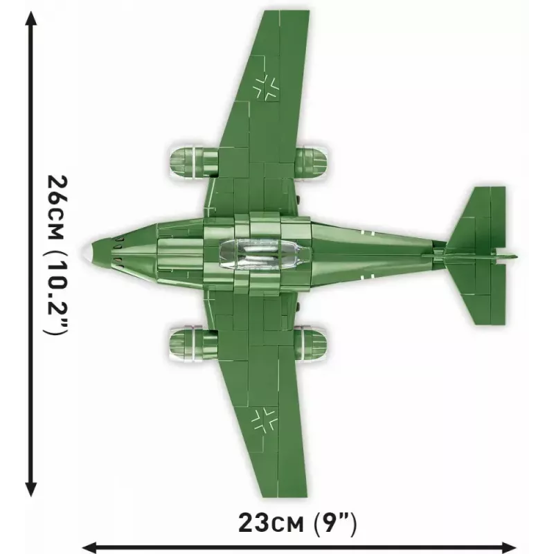 Konstruktionsspielzeug Cobi Messerschmitt Me 262 Modellbausatz 500 Teile