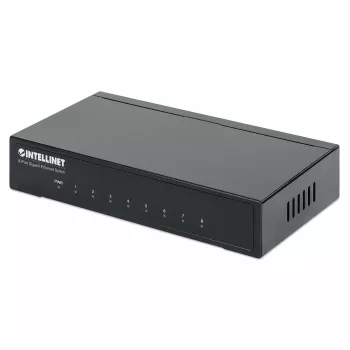 Intellinet 8-Port Gigabit Ethernet Switch, Desktop-Größe, Metallgehäuse, IEEE 802.3az (Energy Efficient Ethernet)