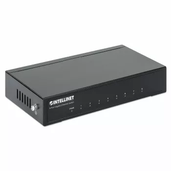Intellinet 8-Port Gigabit Ethernet Switch, Desktop-Größe, Metallgehäuse, IEEE 802.3az (Energy Efficient Ethernet)