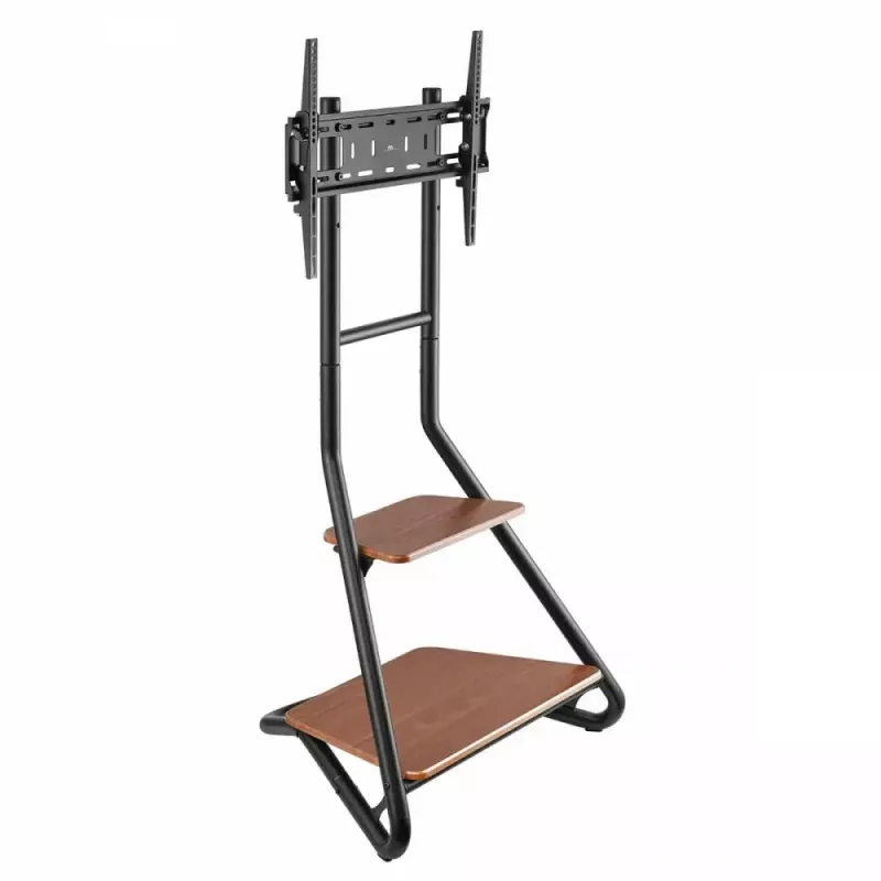 TV-Ständer MACLEAN MC-455 freistehend Holz Halter für Fernseher bis VESA 600x400