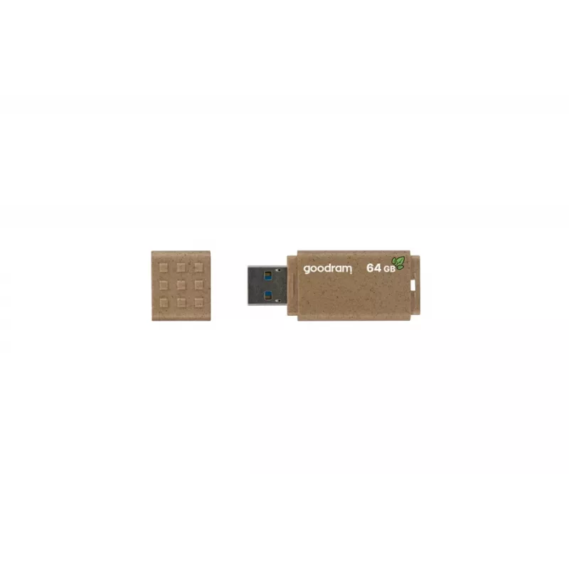 USB-Stick GOODRAM UME3 64 GB, USB Typ-A 3.2 Gen 1, Lesen 60 MB/s, Schreiben 20 MB/s, braun