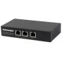 Intellinet 2-Port Gigabit High-Power PoE+ Extender Repeater, IEEE 802.3at/af Power over Ethernet (PoE+/PoE), Metall