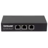 Intellinet 2-Port Gigabit High-Power PoE+ Extender Repeater, IEEE 802.3at/af Power over Ethernet (PoE+/PoE), Metall