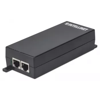 Intellinet Gigabit High-Power PoE+ Injector, 1 x 30 W Port, IEEE 802.3at/af-konform, Kunststoffgehäuse