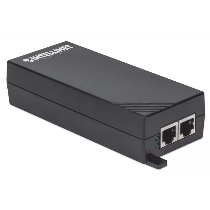 Intellinet Gigabit High-Power PoE+ Injector, 1 x 30 W Port, IEEE 802.3at/af-konform, Kunststoffgehäuse