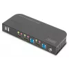 DIGITUS KVM-Switch - 2x1 HDMI, HDMI Out, USB, 4Kx2K@60Hz
