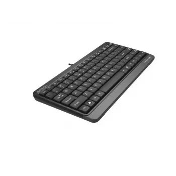 Kabelgebundene USB-Tastatur A4Tech FStyler FK11 – kompaktes Standard-Layout, Englisch, 12 Hotkeys, Handgelenkauflage, 1,5 m Kabel