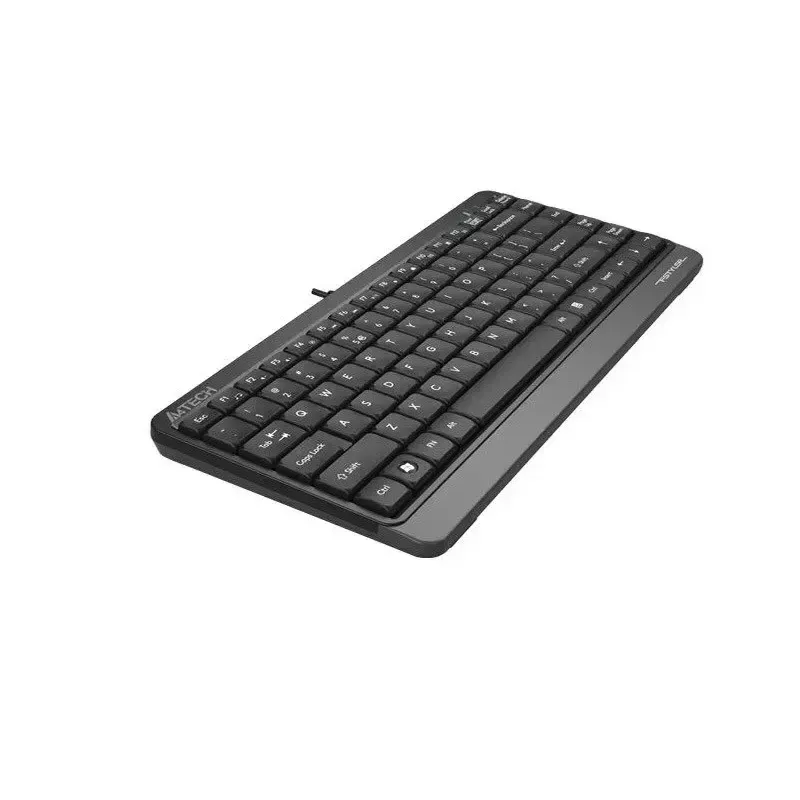 Kabelgebundene USB-Tastatur A4Tech FStyler FK11 – kompaktes Standard-Layout, Englisch, 12 Hotkeys, Handgelenkauflage, 1,5 m Kabel