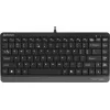 Kabelgebundene USB-Tastatur A4Tech FStyler FK11 – kompaktes Standard-Layout, Englisch, 12 Hotkeys, Handgelenkauflage, 1,5 m Kabel