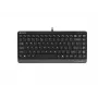 Kabelgebundene USB-Tastatur A4Tech FStyler FK11 – kompaktes Standard-Layout, Englisch, 12 Hotkeys, Handgelenkauflage, 1,5 m Kabel