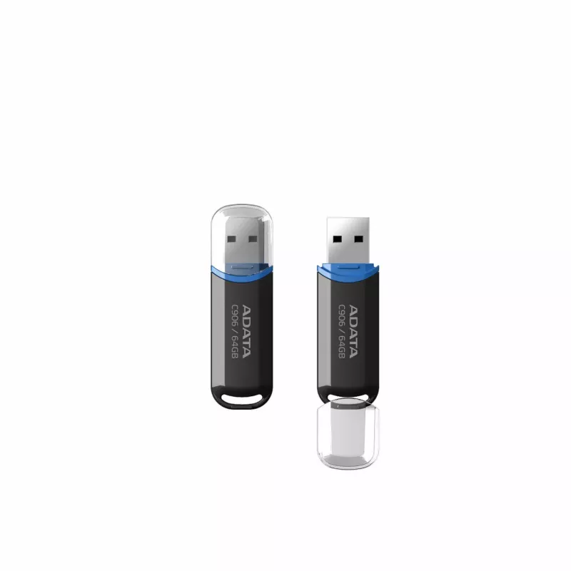 USB-Flash-Laufwerk ADATA C906 64 GB USB Typ-A 2.0, schwarz, mit Kappenschutz