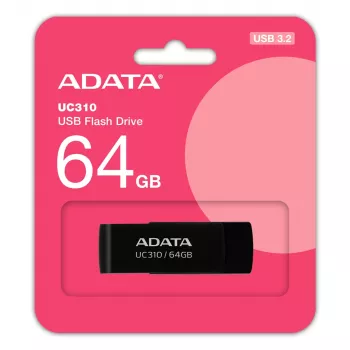 ADATA UC310 USB-Stick 64 GB USB Typ-A 3.2 Gen 1 (3.1 Gen 1) Schwarz