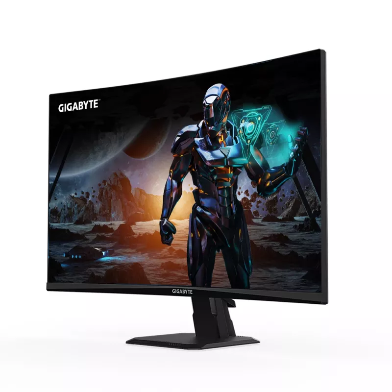 GIGABYTE GS27FC 27 Zoll FHD Curved Gaming-Monitor – 1920 x 1080, 180 Hz, 1 ms, 250 cd/m², FreeSync Premium, HDR-fähig, HDMI 2.0, DisplayPort 1.4