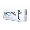Gembird MA-DA-04 verstellbare Tischhalterung mit Monitorarm und Notebook-Ablage, 17–32 Zoll