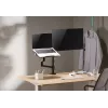 Gembird MA-DA-04 verstellbare Tischhalterung mit Monitorarm und Notebook-Ablage, 17–32 Zoll