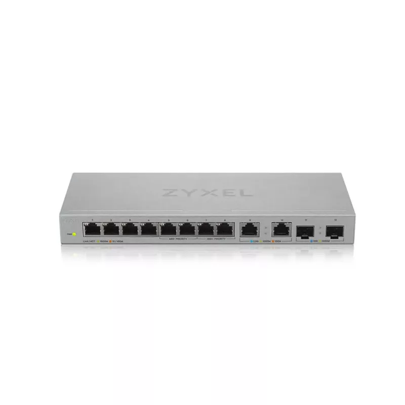 Zyxel XGS1010-12-ZZ0102F Netzwerk-Switch Unmanaged Gigabit Ethernet (10/100/1000) Grau