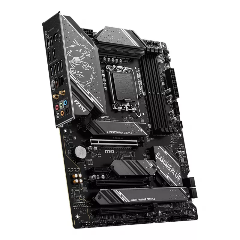 Motherboard MSI Z790 GAMING PLUS WIFI — Intel Z790, LGA 1700 ATX, DDR5, 4x M.2, 2,5Gb LAN, Wi‑Fi 6, BT 5.3
