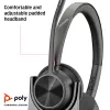 HP Poly Voyager 4320 UC Stereo USB-A Headset +BT700 USB-A Adapter +Ladestation
