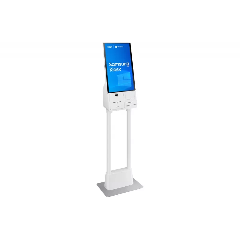 Samsung KM24C-3 Kiosk Design 61 cm (24 Zoll) LED 250 cd/m² Full HD Weiß Touchscreen Integrierter Prozessor Windows 10 IoT Enterprise 16/7