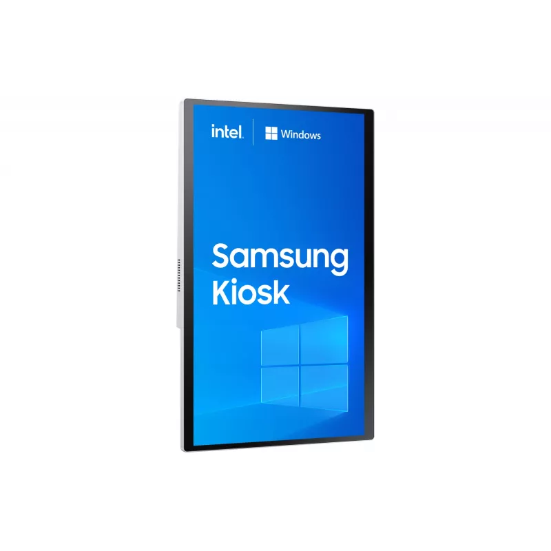 Samsung KM24C-3 Kiosk Design 61 cm (24 Zoll) LED 250 cd/m² Full HD Weiß Touchscreen Integrierter Prozessor Windows 10 IoT Enterprise 16/7