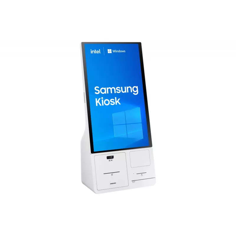 Samsung KM24C-3 Kiosk Design 61 cm (24 Zoll) LED 250 cd/m² Full HD Weiß Touchscreen Integrierter Prozessor Windows 10 IoT Enterprise 16/7