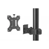 DIGITUS Monitor-Halterung vertikal 17–32 Zoll, max. 8 kg pro Monitor, Tischklemme oder Tischdurchführung