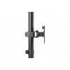 DIGITUS Monitor-Halterung vertikal 17–32 Zoll, max. 8 kg pro Monitor, Tischklemme oder Tischdurchführung