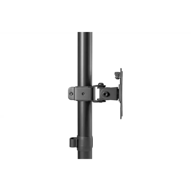 DIGITUS Monitor-Halterung vertikal 17–32 Zoll, max. 8 kg pro Monitor, Tischklemme oder Tischdurchführung