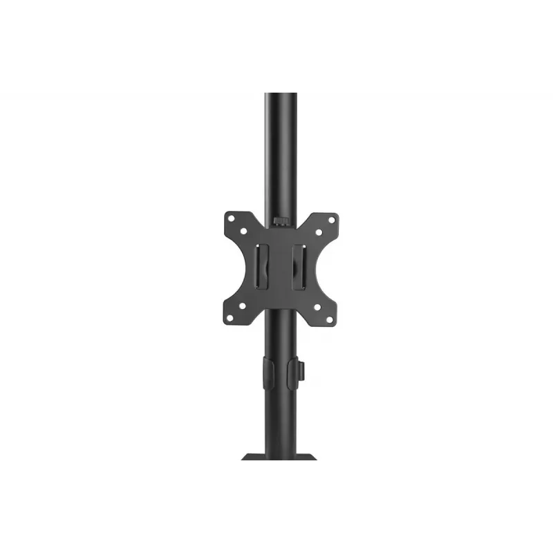 DIGITUS Monitor-Halterung vertikal 17–32 Zoll, max. 8 kg pro Monitor, Tischklemme oder Tischdurchführung