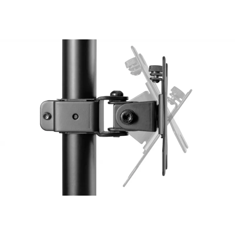 DIGITUS Monitor-Halterung vertikal 17–32 Zoll, max. 8 kg pro Monitor, Tischklemme oder Tischdurchführung