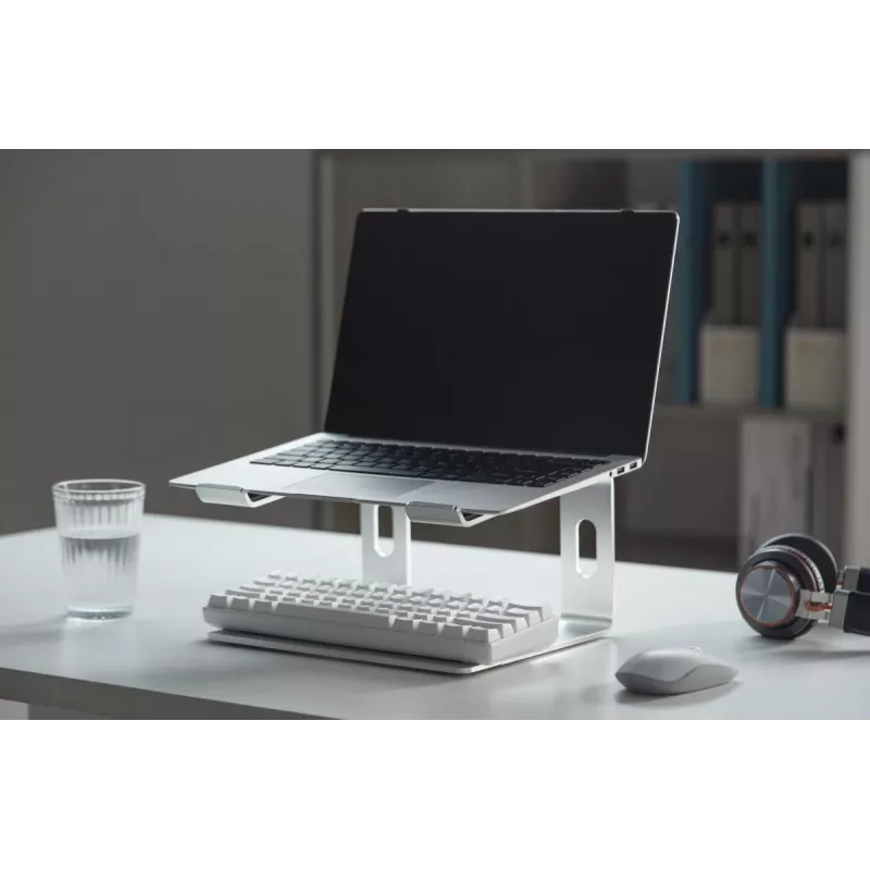 Laptopständer Gembird NBS-D1-01 Aluminium Silber für Notebooks bis zu 39,6 cm (15,6 Zoll), 5 kg Tragkraft