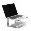 Laptopständer Gembird NBS-D1-01 Aluminium Silber für Notebooks bis zu 39,6 cm (15,6 Zoll), 5 kg Tragkraft