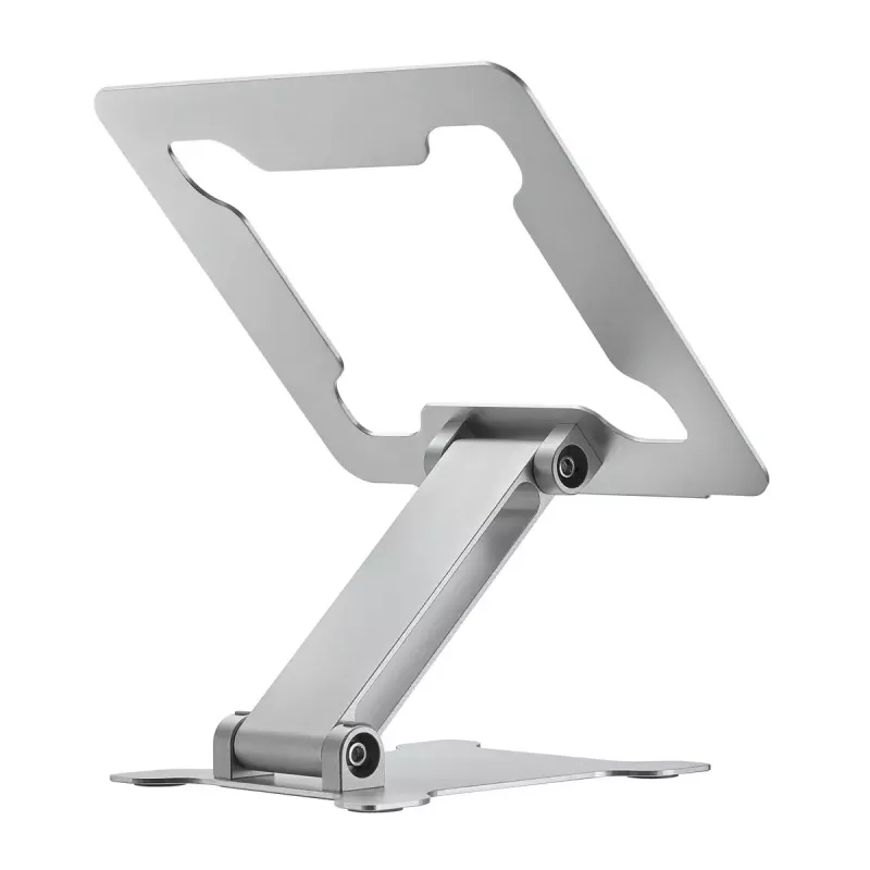 Laptop Ständer Gembird NBS-D1-03 Silber Aluminium für bis zu 39,6 cm (15,6 Zoll), faltbar, Höhe 60 mm, max. Traglast 5 kg
