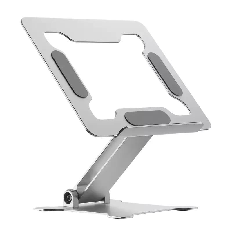 Laptop Ständer Gembird NBS-D1-03 Silber Aluminium für bis zu 39,6 cm (15,6 Zoll), faltbar, Höhe 60 mm, max. Traglast 5 kg