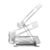 Laptop Ständer Gembird NBS-D1-03 Silber Aluminium für bis zu 39,6 cm (15,6 Zoll), faltbar, Höhe 60 mm, max. Traglast 5 kg