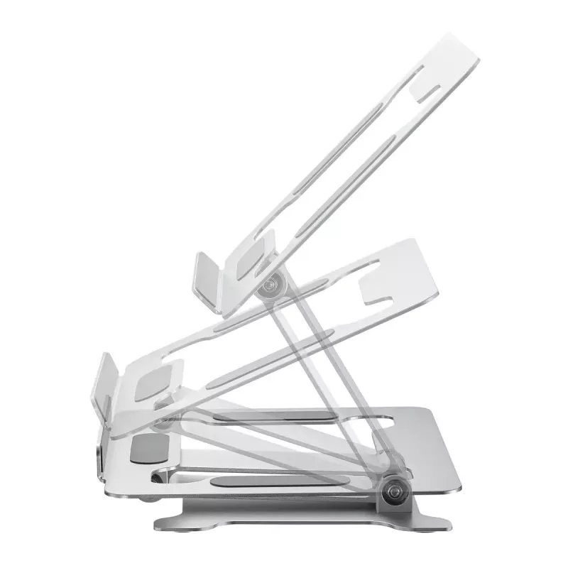 Laptop Ständer Gembird NBS-D1-03 Silber Aluminium für bis zu 39,6 cm (15,6 Zoll), faltbar, Höhe 60 mm, max. Traglast 5 kg